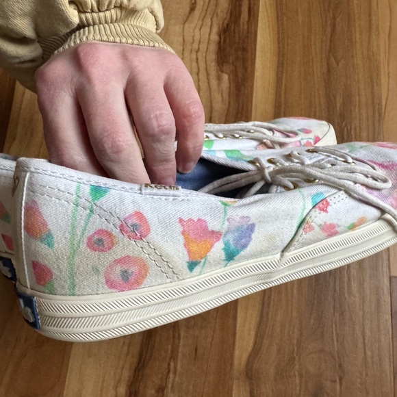 Taylor Swift keds incredible things Champion Flower Painting watercolor sneakers - Picture 3 of 15